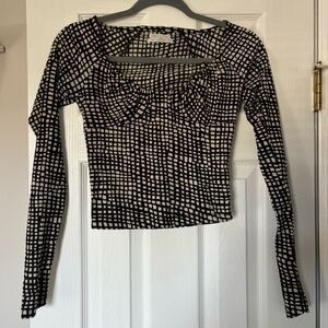 Urban Outfitters Printed Long Sleeve